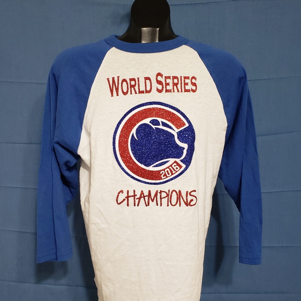 CHICAGO CUBS World Series Champs sparkle baseball
